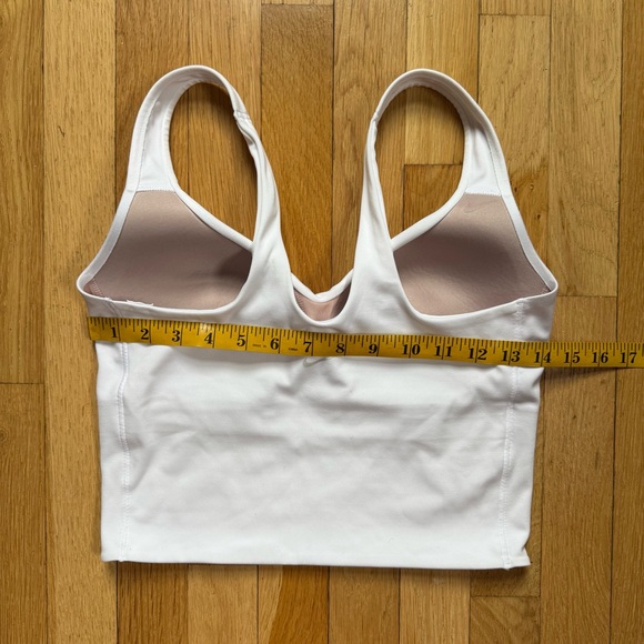 Nike Alate Longline White Sports Bra - Picture 4 of 4